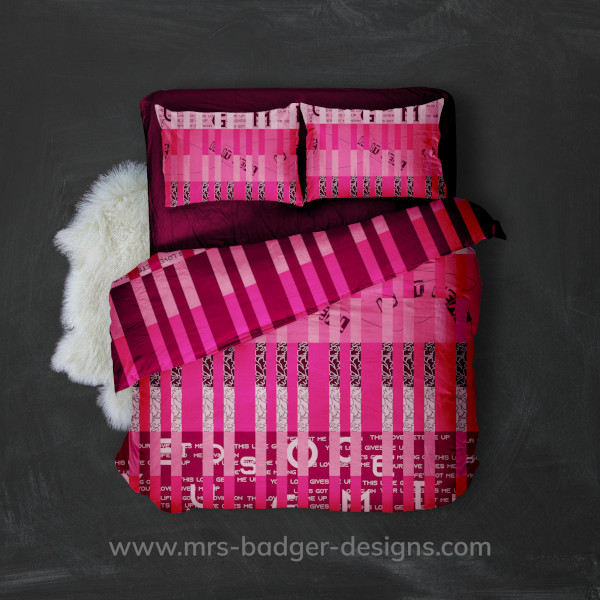 Hot pink bedding set Hot pink bedding set