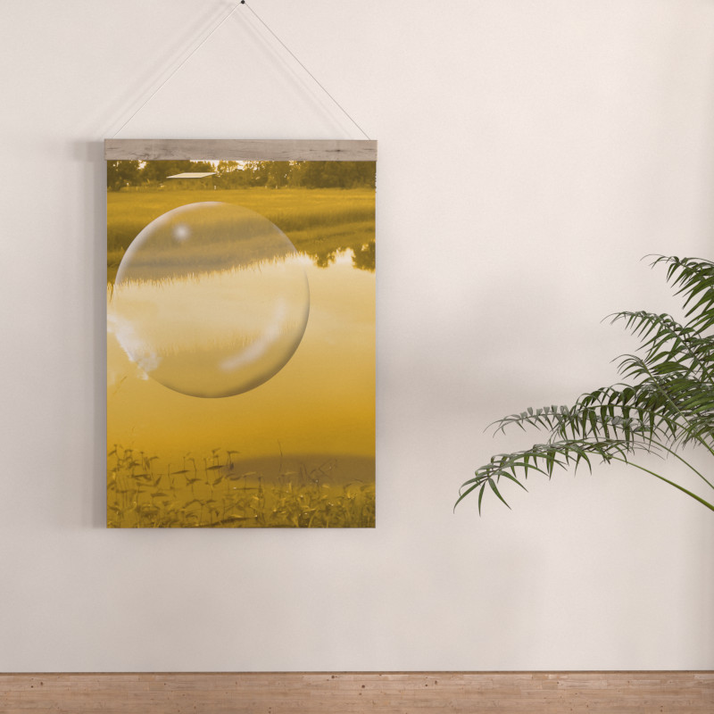 mystic floating ball wall hanging mrs-badger-designs