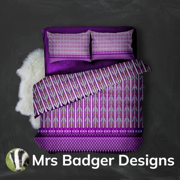 Thai silk teal fishing design bedding set mrs badger designs bedding set teal thai silk fishing design mrs badger designs