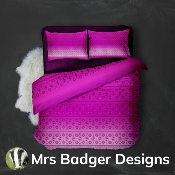 bedding rose hook thai silk pattern design mrs badger designs