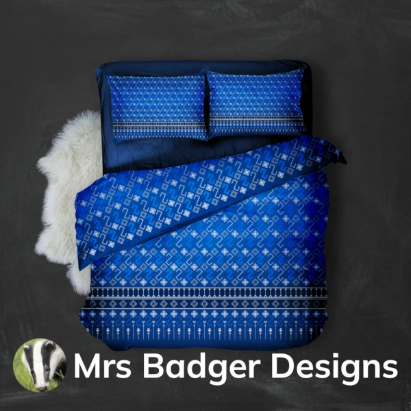 bedding black red thai silk pattern design mrs badger designs