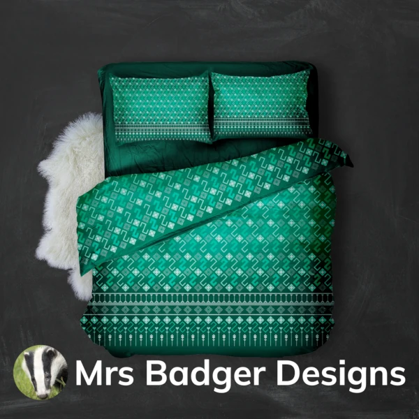 bedding black red thai silk pattern design mrs badger designs