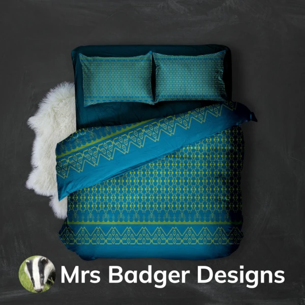 bedding thai green silk pattern design mrs badger designs