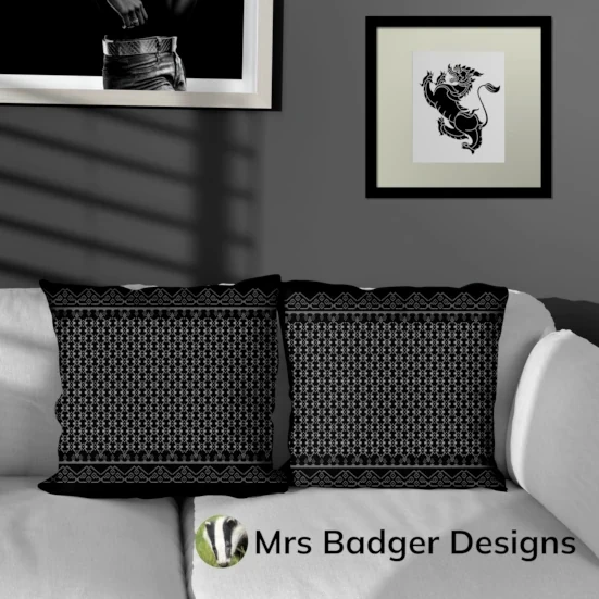 bedding thai gray white silk pattern design mrs badger designs