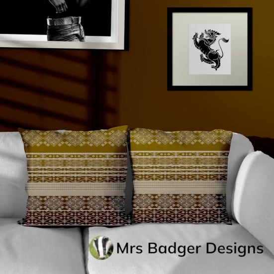 bedding gold thai silk pattern design mrs badger designs
