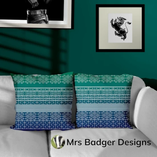 bedding green thai silk pattern design mrs badger designs