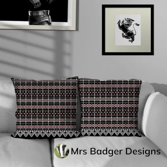bedding white thai silk pattern designmrs badger designs