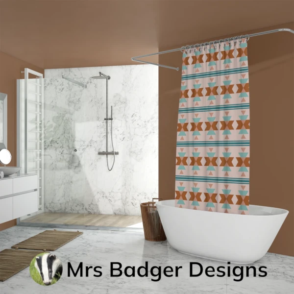 bedding aztec beige geometric design mrs badger designs