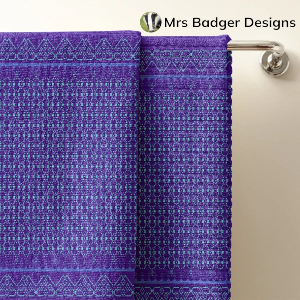 bedding thai blue silk pattern design mrs badger designs