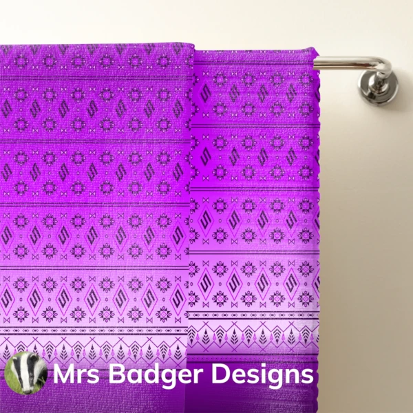 bedding purple hook thai silk pattern design mrs badger designs