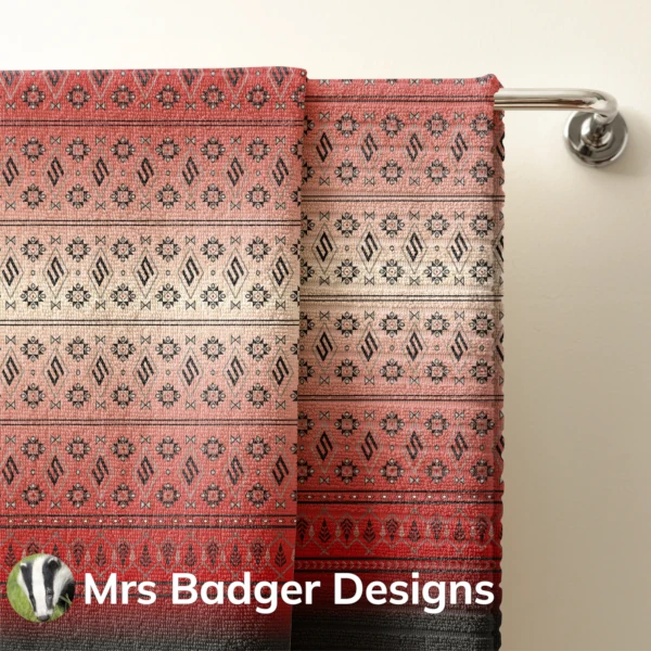 bedding red hook thai silk pattern design mrs badger designs