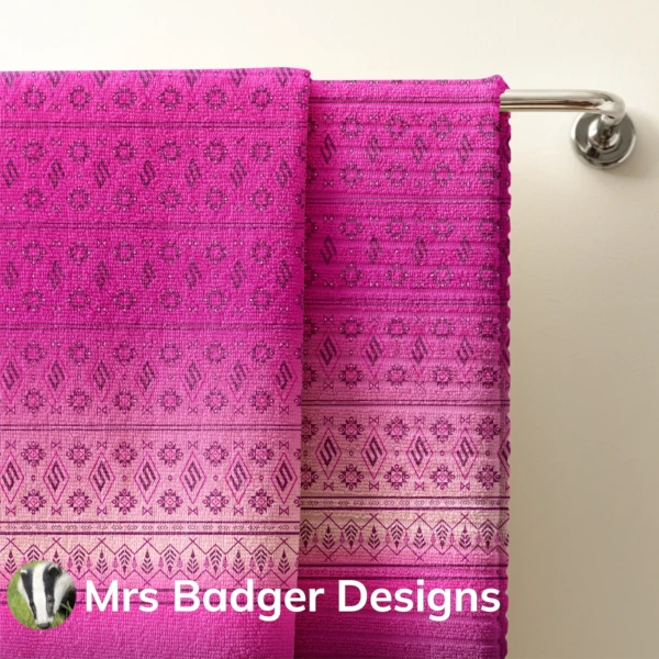 bedding rose hook thai silk pattern design mrs badger designs