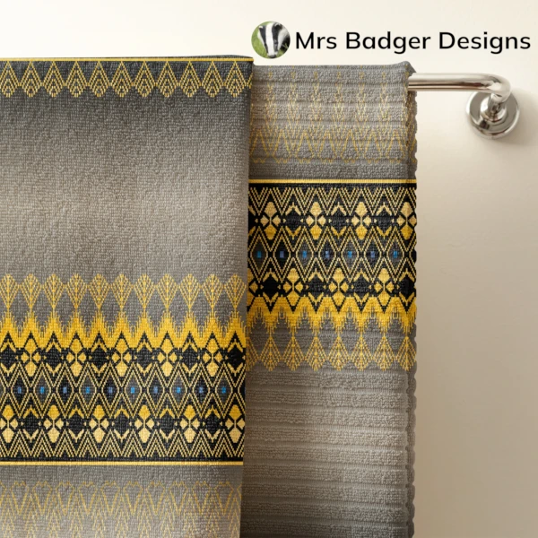 bedding gray white thai silk pattern design mrs badger designs