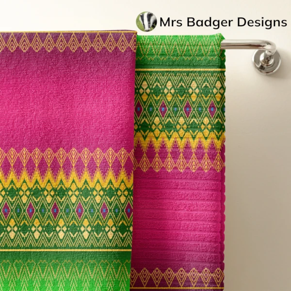 bedding pink thai silk pattern design mrs badger designs